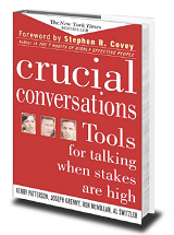Crucial Conversations: Tools for Talking When Stakes Are High by Kerry Patterson, Joseph Grenny, Ron McMillan and Al Switzler (2011)